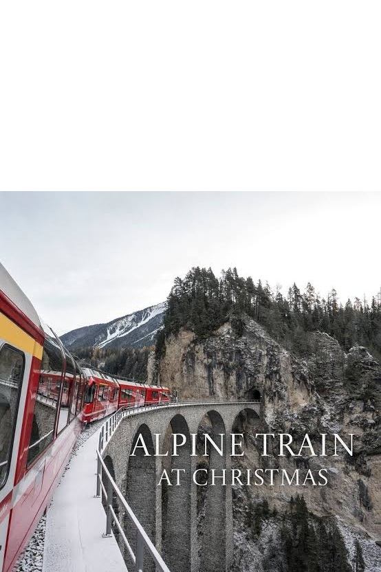 Постер Alpine Train at Christmas